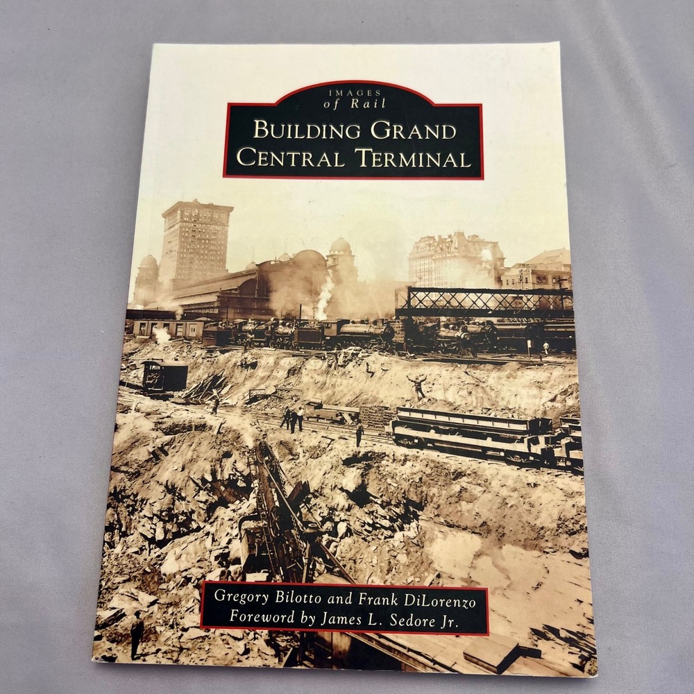 Arcadia Publishing Building Grand Central Terminal Book OS Black Rail History